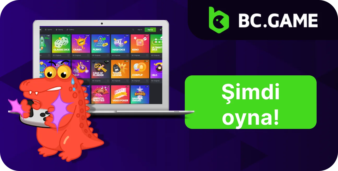 BC Game Original'a katılın ve çok çeşitli benzersiz oyunları keşfedin